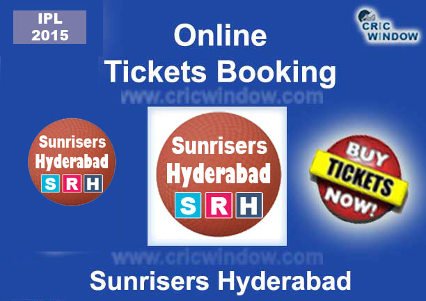 IPL 8 Sunrisers Hyderabad Tickets Booking