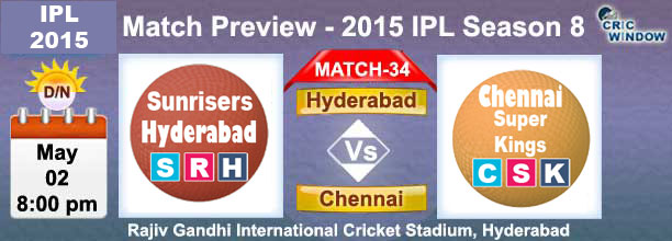 Hyderabad vs Chennai  Preview Match-35