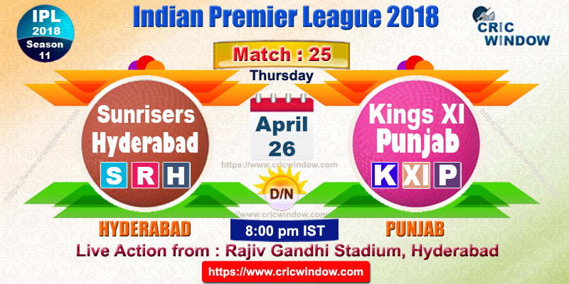 Hyderabad vs Punjab live preview match25