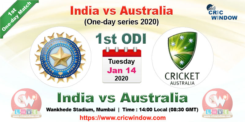 Ind vs Aus 1st ODI live report
