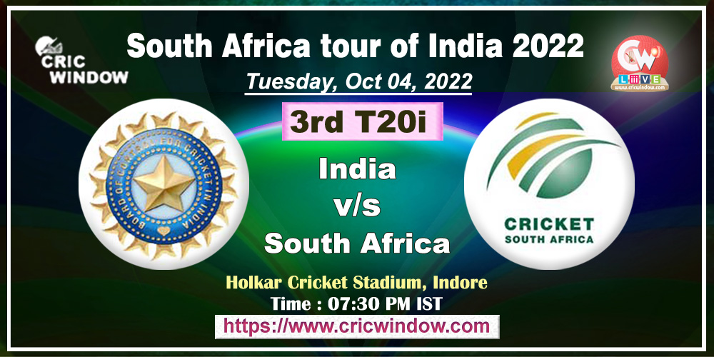 3rd T20i : India vs South Africa live action