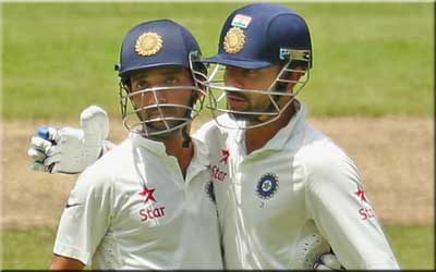 AM Rahane & Virat Kohli India