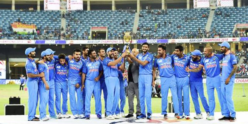 Asia Cup 2018 winner team India