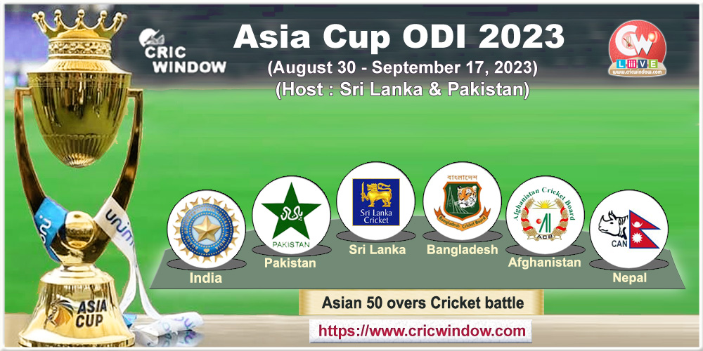 Cricket Asia Cup in ODI format  2023