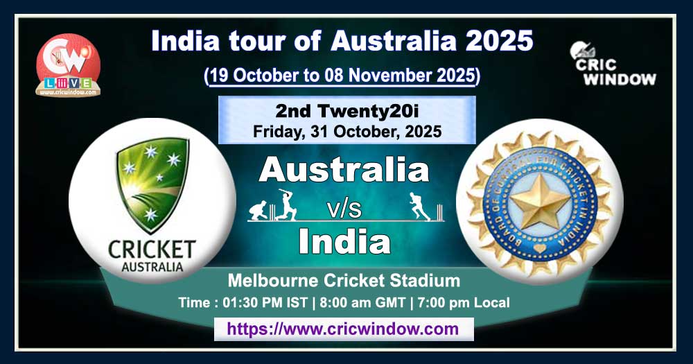 2nd t20i Aus vs Ind live updates