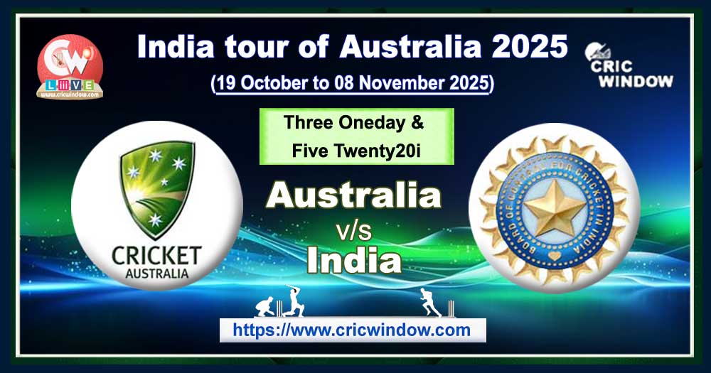 India tour of Australia live 2025