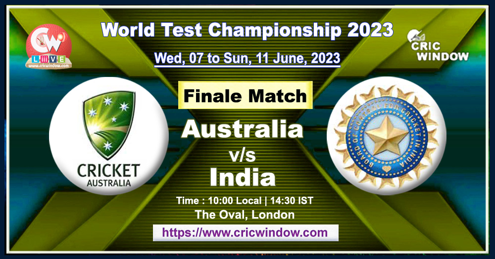 ICC WTC Final Aus vs Ind match live action