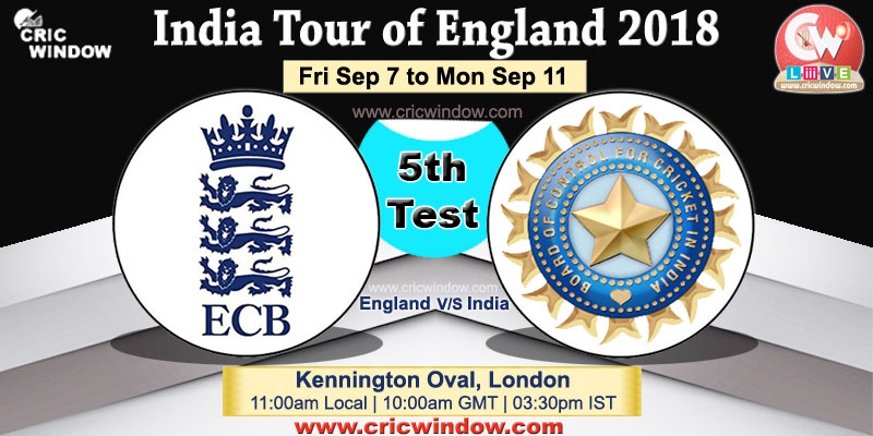 Eng vs Ind 5th Test live action