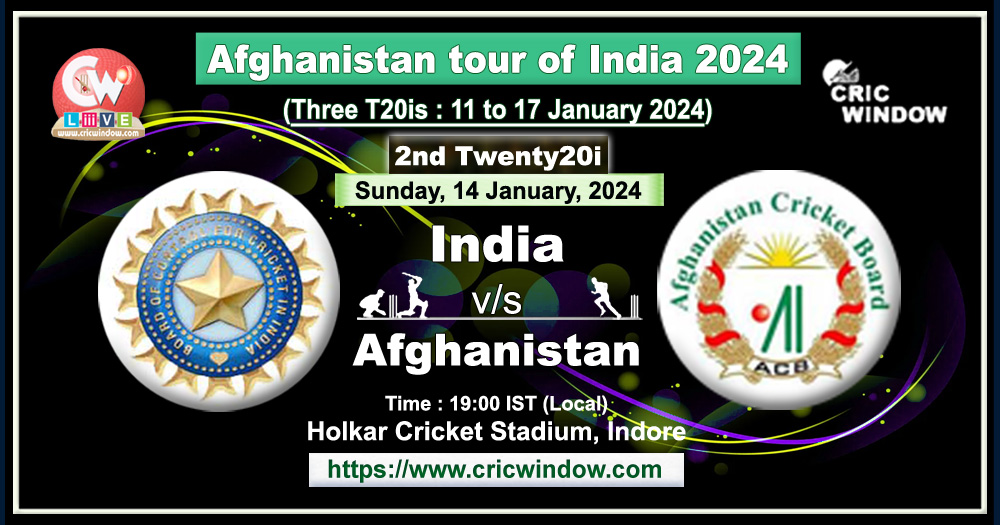 2nd t20i : India vs Afghanistan live action
