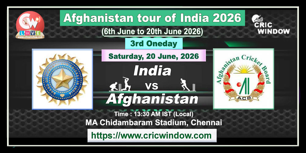 3rd ODI Ind vs Afgh live action