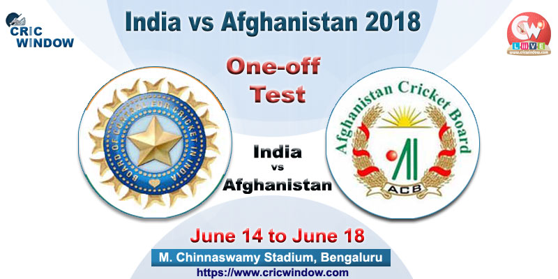 Only test India vs Afghanistan live action