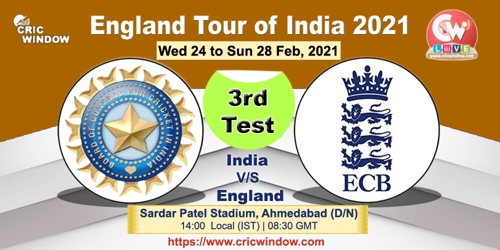Ind vs Eng 3rd Test report series 2021 - cricwindow.com