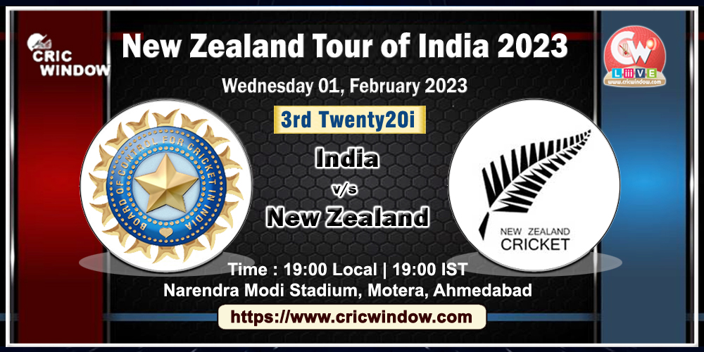 3rd t20i : India vs New Zealand live action
