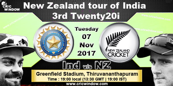 3rd t20i ind vs nz live action