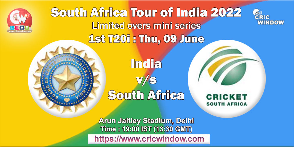 1st t20i : India vs South Africa live action
