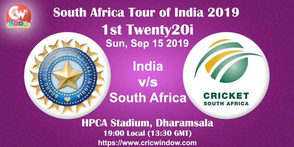 1st t20i : India vs South Africa live action