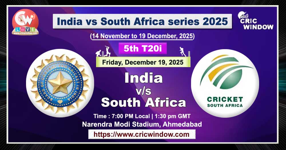 5th T20i Ind vs SA live action