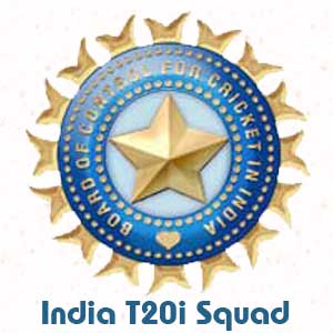 India T20i Squad for Australia tour 2016