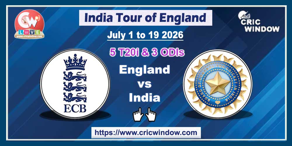 Eng vs Ind twenty20i and oneday seires stats 2026