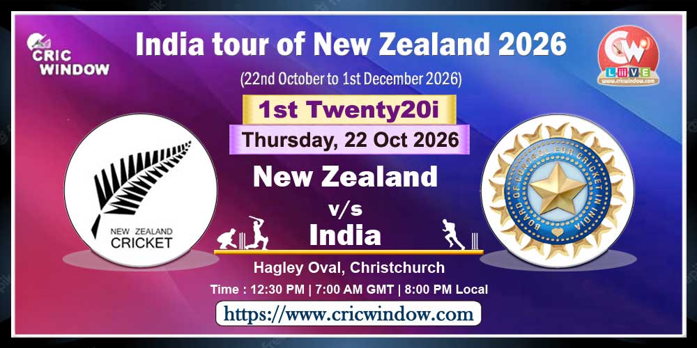 1st t20i New Zealand vs India live 2026