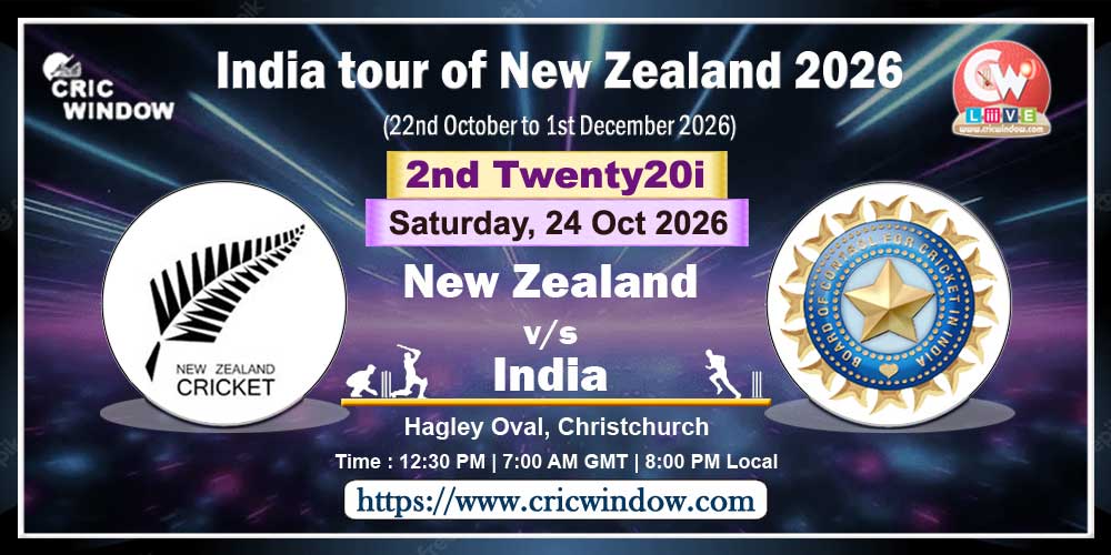 2nd t20i New Zealand vs India live 2026