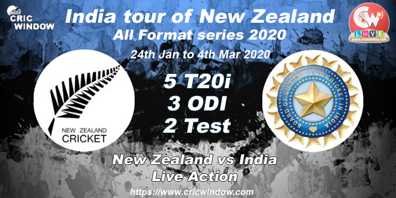 NZ vs Ind seires stats 2020