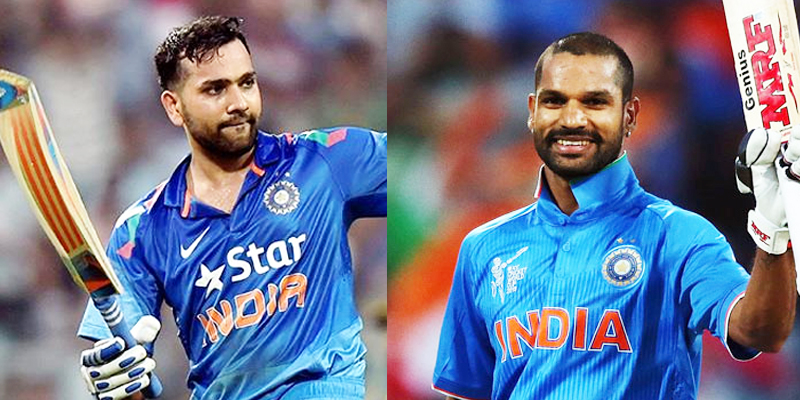 Rohit and Dhawan India cricket