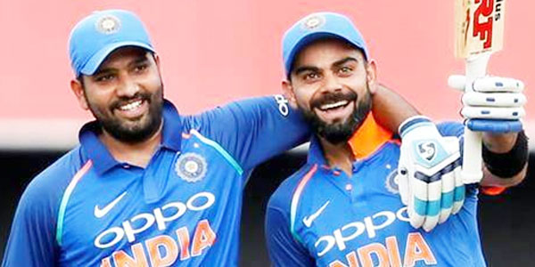 RG Sharma and V Kohli India