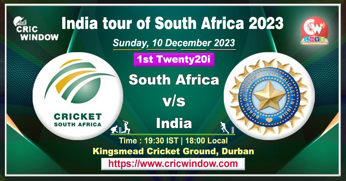 1st t20i : South Africa vs India live action