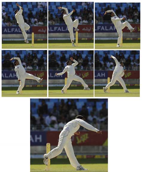 Saeed Ajmal Bowling Action