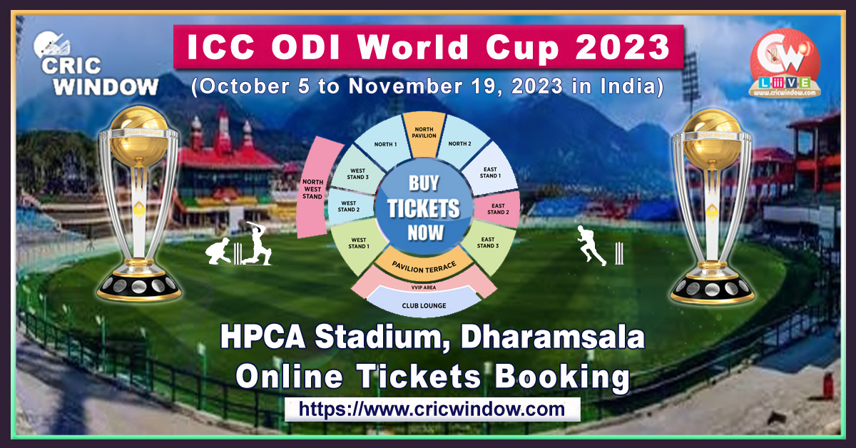 icc odi worldcup hpca stadium tickets booking 2023