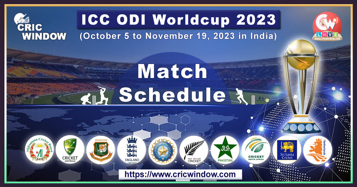 icc odi worldcup fixtures 2023