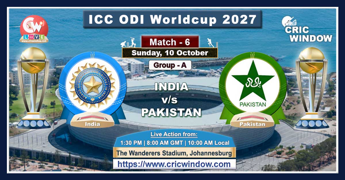 Match 5 : India vs Pakistan live