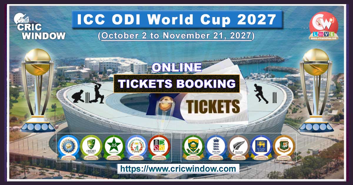 icc odi worldcup tickets booking 2027
