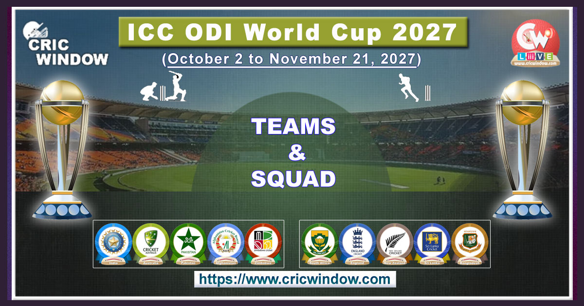 icc odi worldcup squads 2027