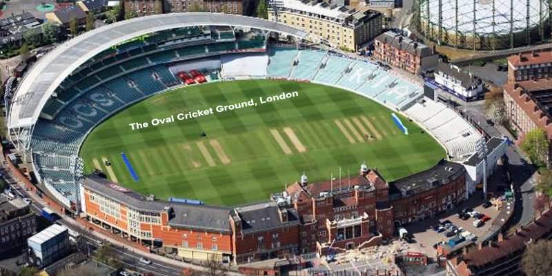 The Oval Cricket Ground, Kennington, London.