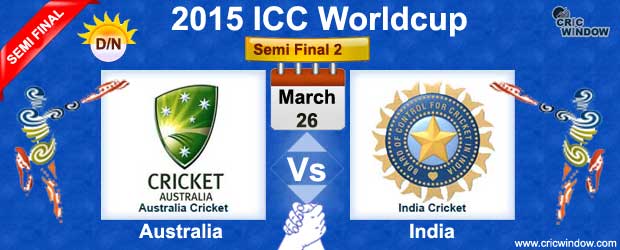 India vs Australia  Live Score Semi Final2