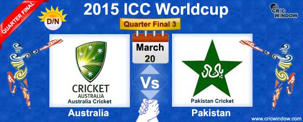 Australia vs Pakistan  Q-3  Live Score