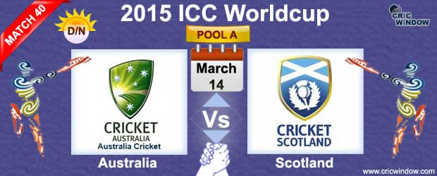 Australia vs Scotland Match-40