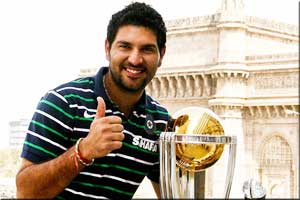 Yuvraj Singh India 2011 World Cup winner