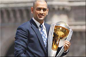 MS Dhoni India 2011 World Cup winner