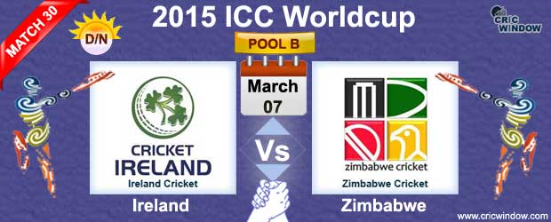 Ireland vs Zimbabwe Match-30