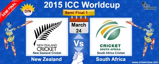 New zealand vs South Africa  Live Score Semi Final1