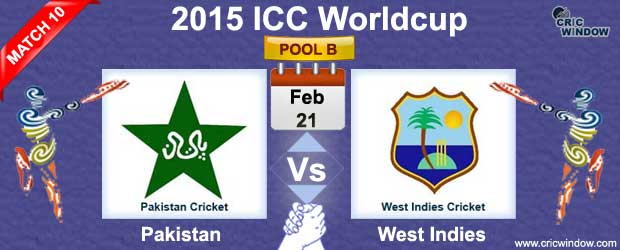 Pakistan vs West Indies Match-10