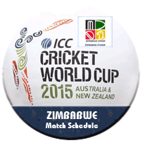 ICC World Cup Zimbabwe Schedule 2015